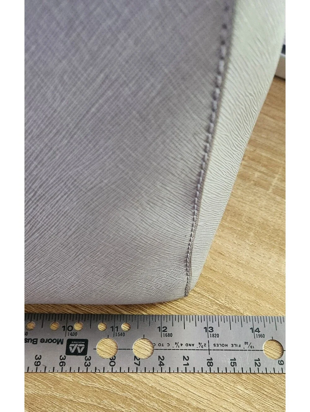 Michael Kors Saffiano Leather Satchel (M) Silver-Tone Hrdwre